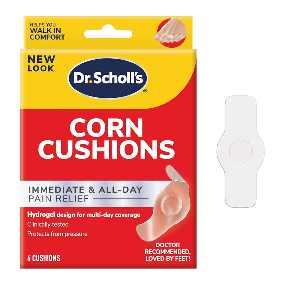 Dr.Scholls Duragel Corn Cushions, Water resistant, 6 cushions